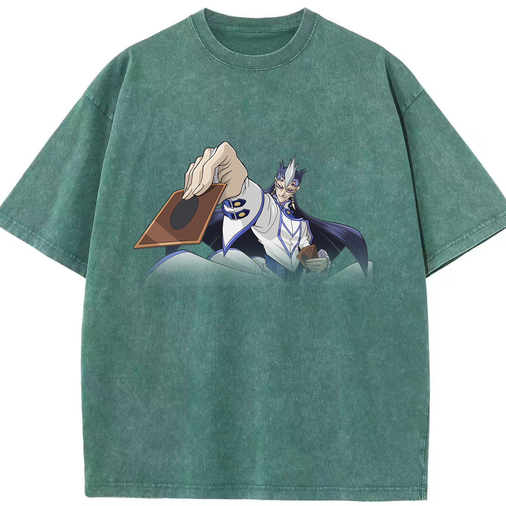 （画像用） 遊☆戯☆王 Yu-Gi-Oh! 綿100% ヴィンテージ風 半袖Tシャツ（フロントプリント）